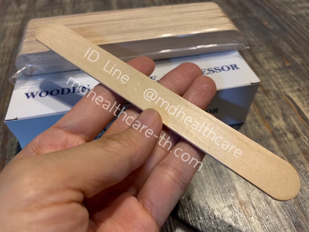 ไม้พายปาดครีม ไม้พายทาแว๊กซ์กำจัดขน ขนาด15*1.8cm (25ชิ้น)