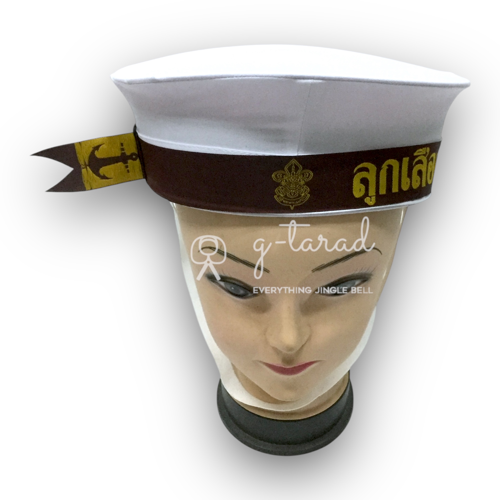 หมวกลูกเสือ/เนตรนารี เหล่าสมุทร สีขาว