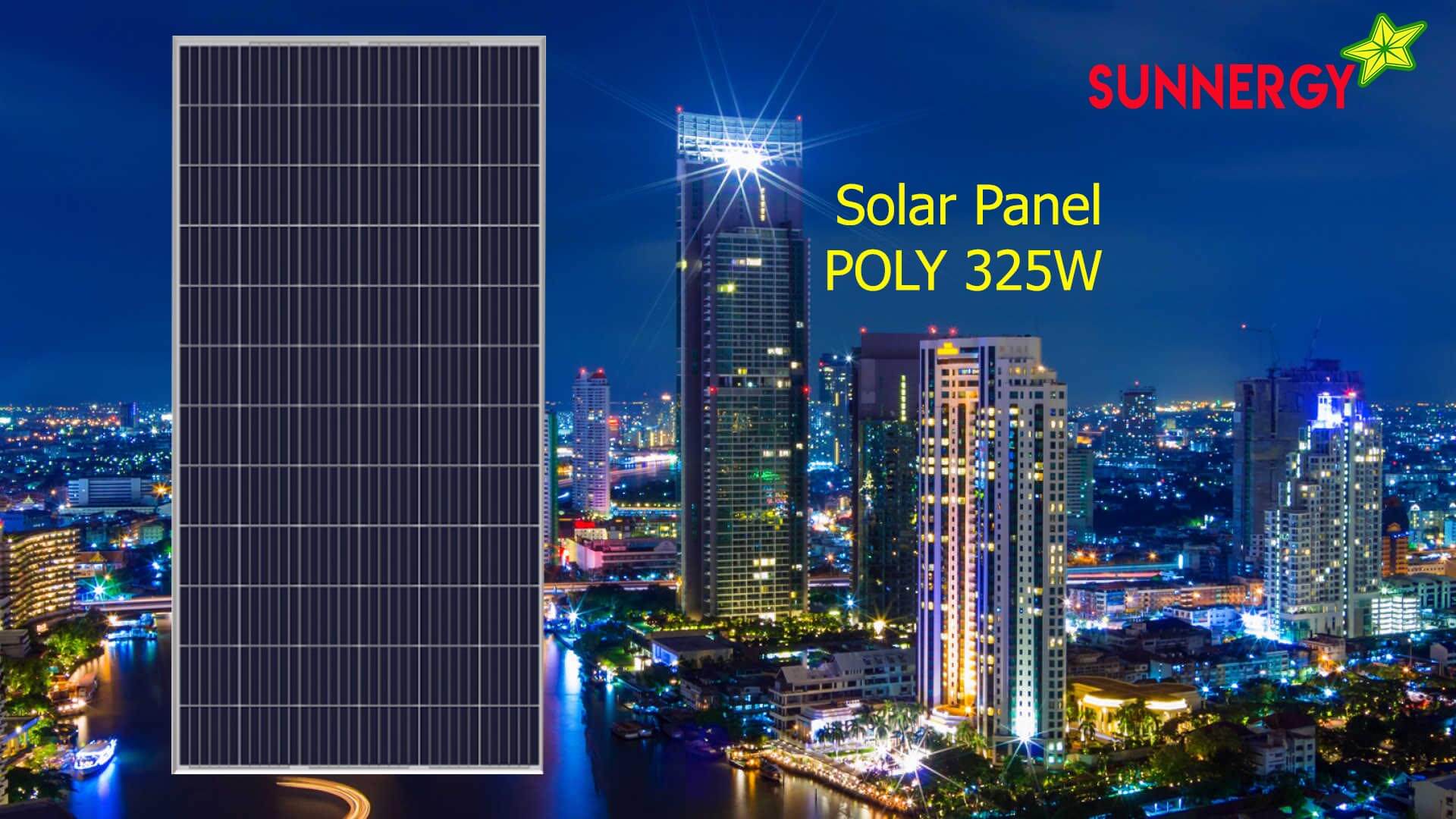 แผงโซล่าเซลล์โพลี 325W