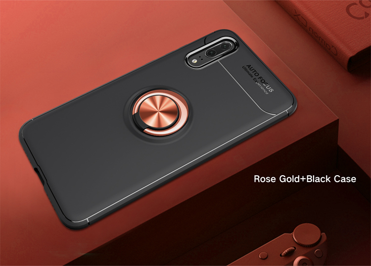 Case Huawei P20 Pro / Pre-order * Finger Ring Kickstand (แผ่นโลหะแม่เหล็กแบบ Built-in) *