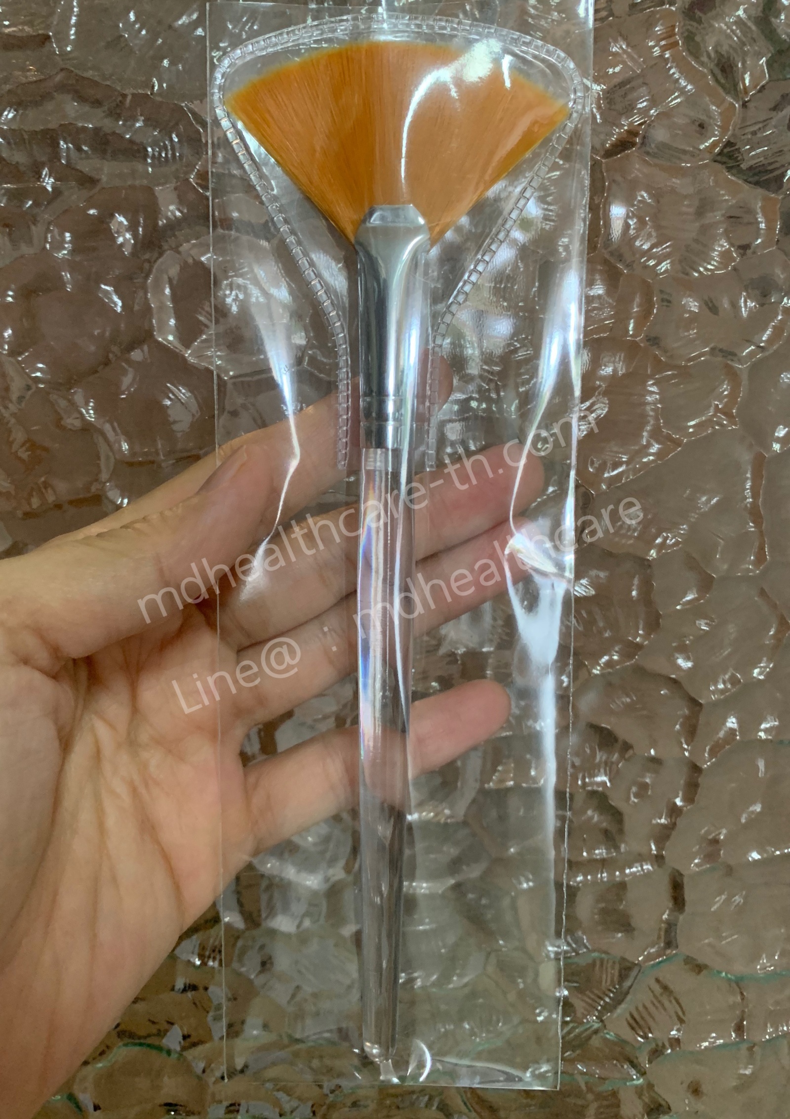 แปรงมาร์คหน้า ขนาดกลาง M 18cm***งานคัดเกรดสวย ขนแปรงนุ่ม ไม่บาดผิว เกรดพรีเมียม A