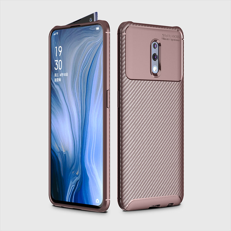 Case OPPO Reno / Pre-order * เคสคาร์บอนไฟเบอร์เนื้อ TPU ป้องกันอ่อนนุ่มยืดหยุ่นและทนทาน *