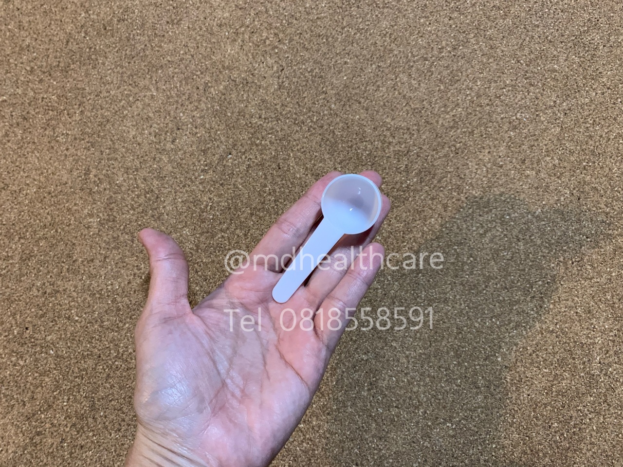 ช้อนตวง5กรัม/10ml.(cc.) ยาว7.5cm (10ชิ้น/ชิ้นละ 2บาท)