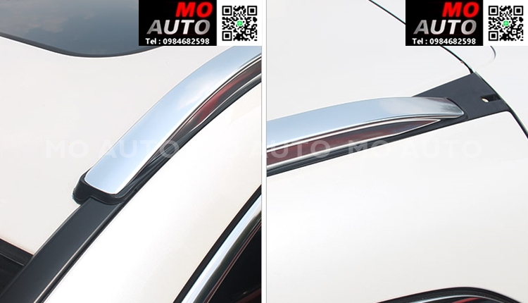 คานเสริมหลังคาคู่ (Roof Rail) แบบแนบ ทรงศูนย์ CR-V G5