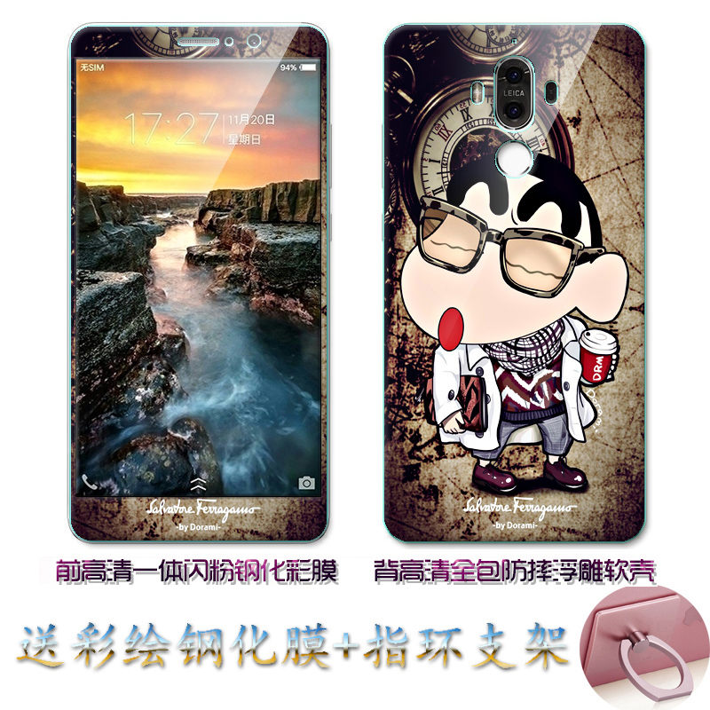 Case Huawei Mate 9 / Pre-orde * เคส TPU ลายการ์ตูนน่ารักๆ + กระจกนิรภัย *