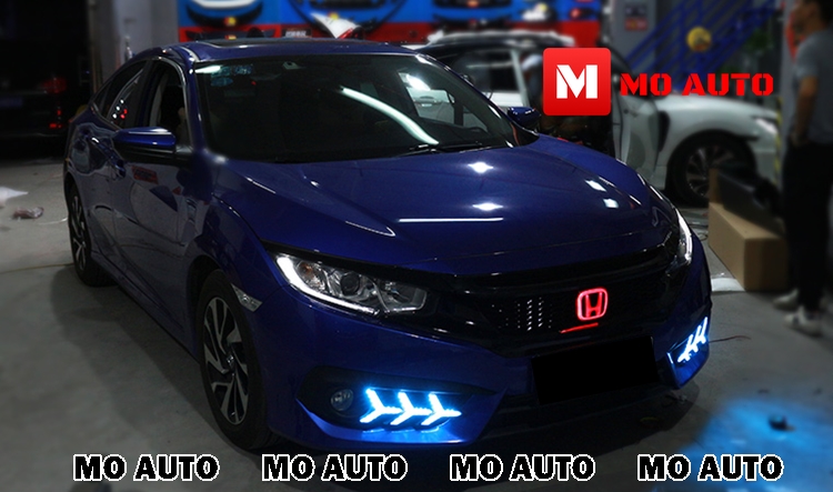 H แดง ดำ แดงดำ LED หน้าหลัง CIVIC FC/FK/MC 2019