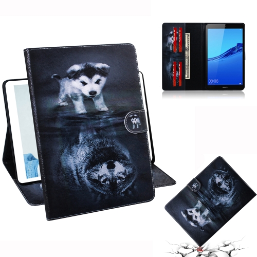 Case Huawei MediaPad M5 lite / Pre-Order * เคสหนังพลิกแนวนอนรูปแบบพิมพ์ลาย การออกแบบคู่: พื้นผิวหนังและเปลือกด้านในที่อ่อนนุ่ม *