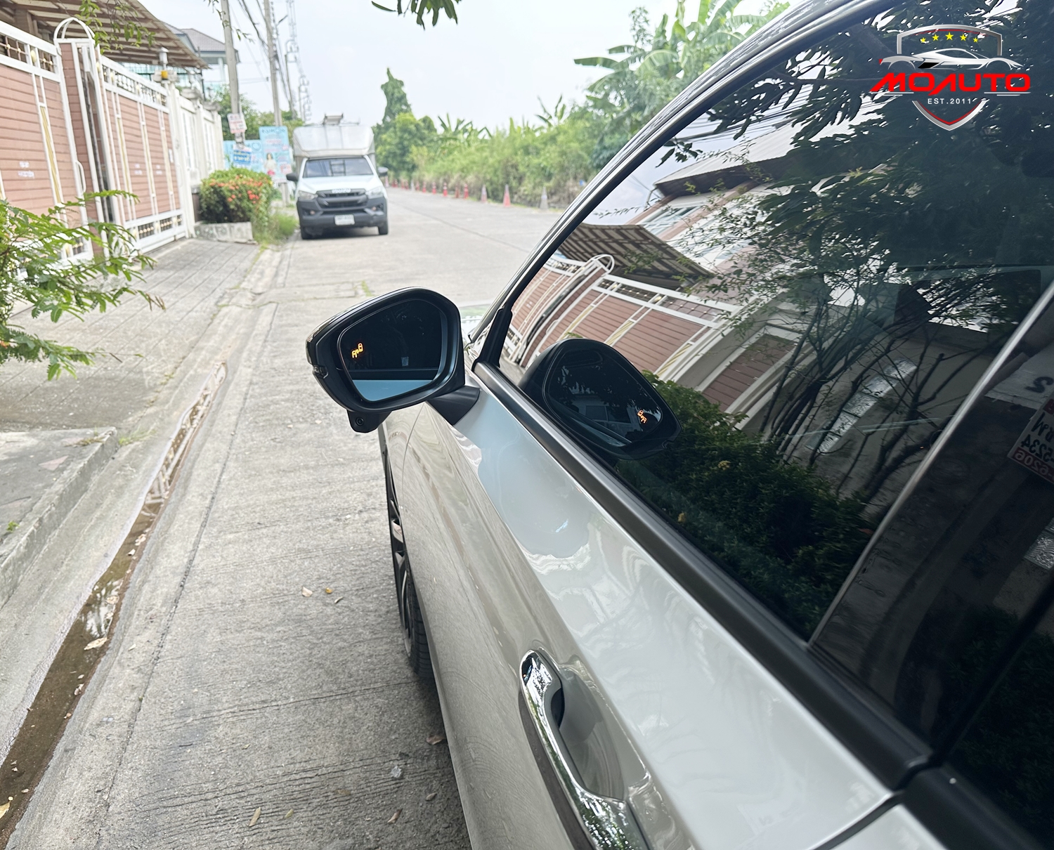 ชุดกระจกช่วยเตือนมุมอับสายตา V1 ( BSD ) CIVIC FE / FE e:HEV