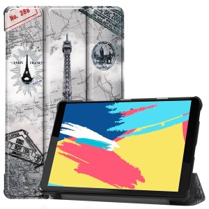Case Lenovo Tab M8 (2nd Gen) / Pre-Order * รูปแบบการพิมพ์ลายหนังฝาครอบเคสแท็บเล็ตขาตั้ง3- พับ *
