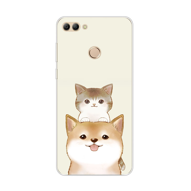 Case Huawei Y9 / Pre-order * ซิลิกอนน่ารักแมว การ์ตูนจิตรกรรมTPU Soft *