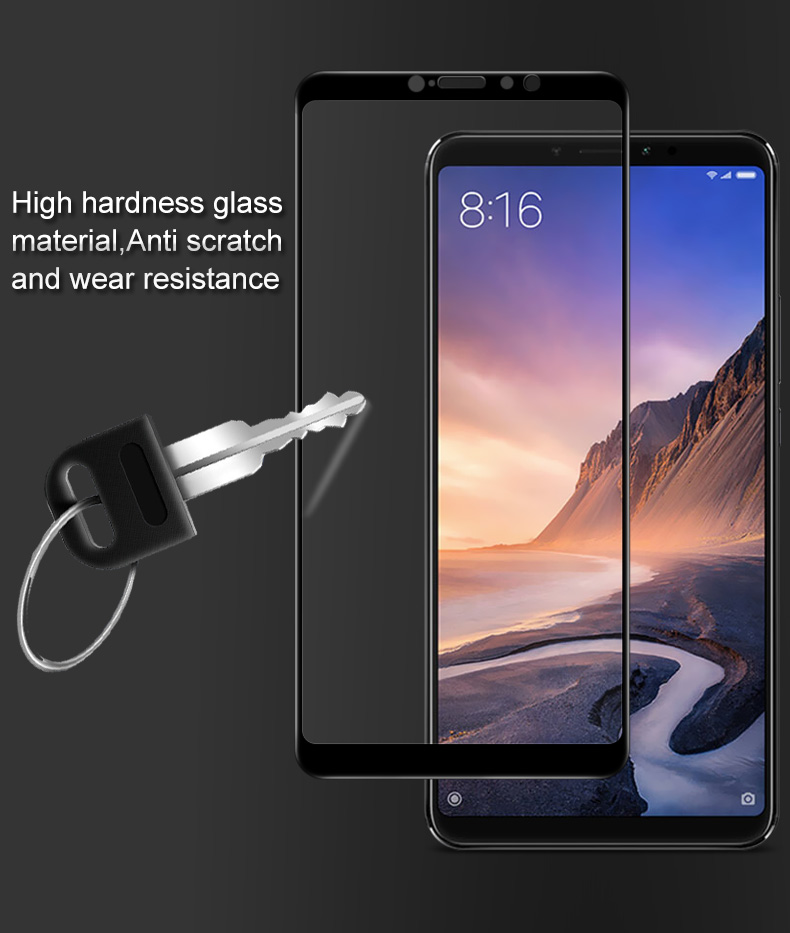 กระจกนิรภัย Xiaomi Mi Max 3 / Pre-Order * IMAK Pro + Full Coverage *