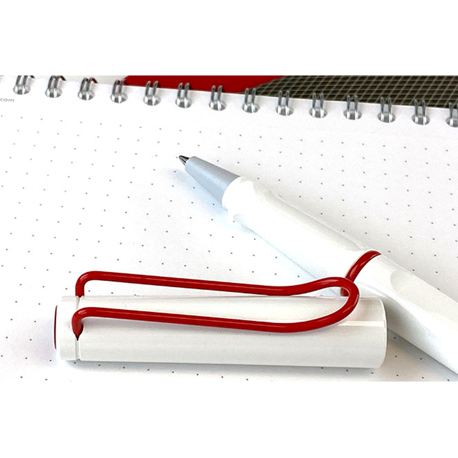 LAMY safari rollerball pen white red clip 2021 limited edition