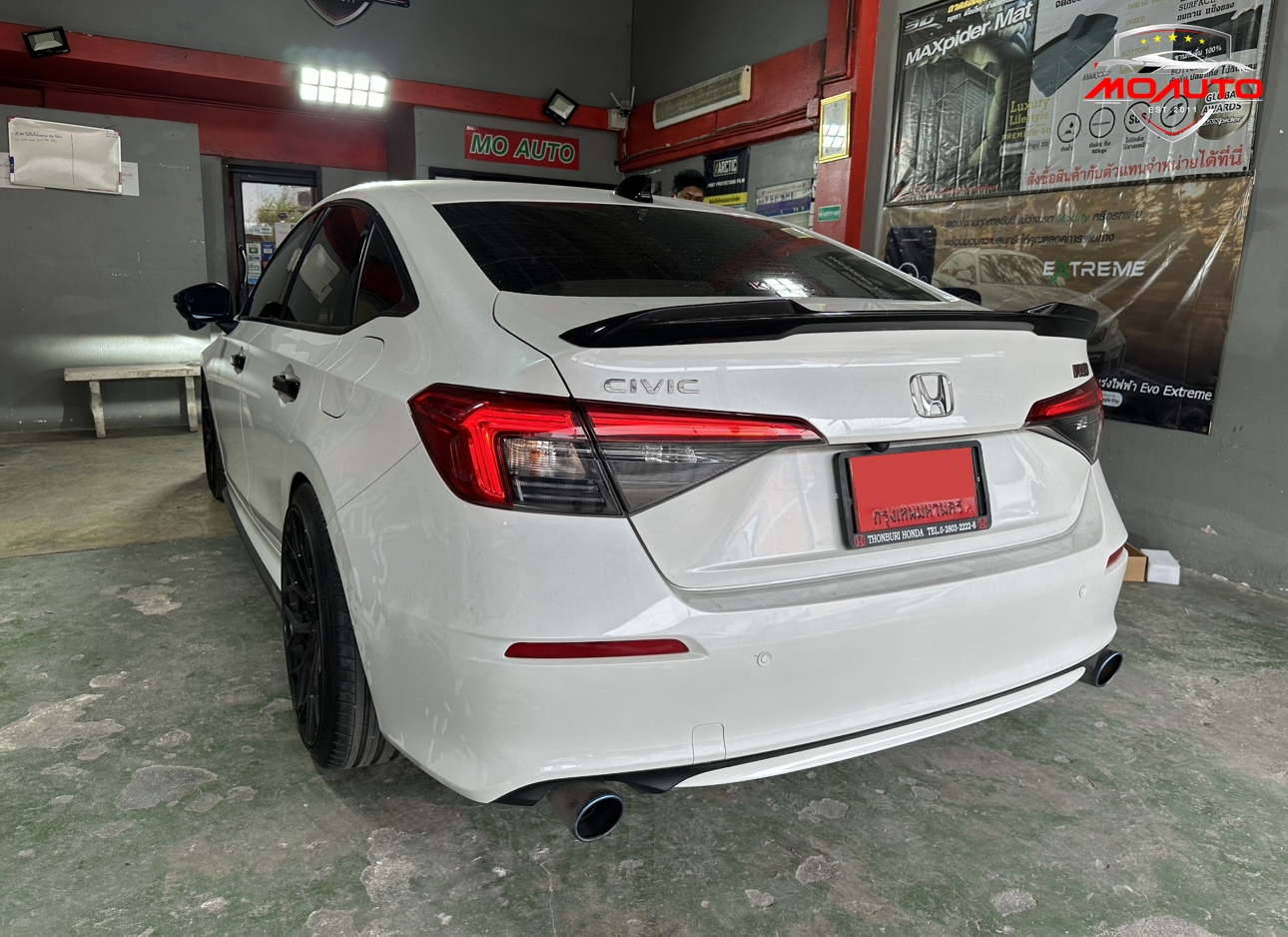 ชุดกระจกช่วยเตือนมุมอับสายตา V1 ( BSD ) CIVIC FE / FE e:HEV