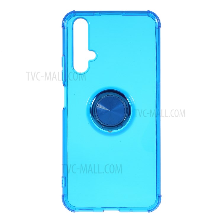 Case Huawei Nova 5T / Pre-order * เคส TPU แบบใสพร้อมขาตั้ง แหวนหมุนได้ 180 องศาช่วยให้ใช้งานมือเดียวได้ง่าย *