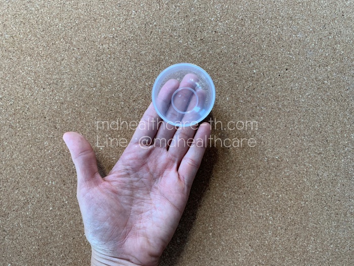 (10ใบ)ถ้วยพลาสติกจิ๋ว ขนาด 5*2.5cm. พลาสติกPPหนาเกรดA แถมไม้พาย 1อัน