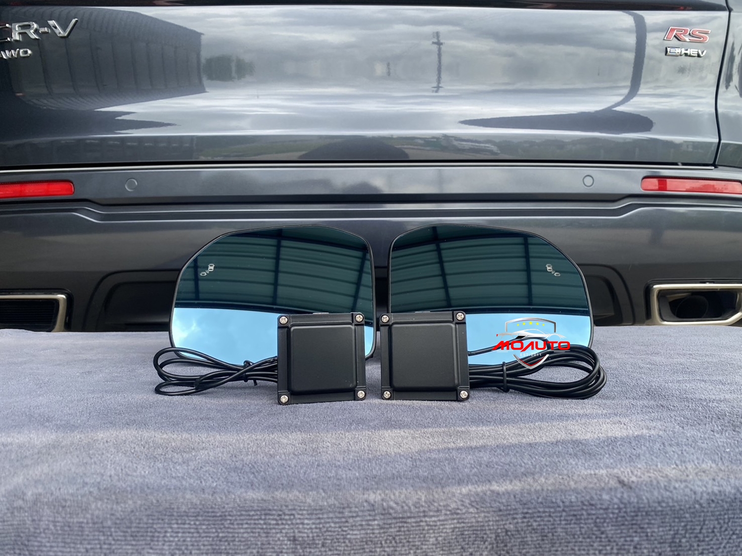 ชุดกระจกช่วยเตือนมุมอับสายตา V1 ( BSM ) CR-V G6