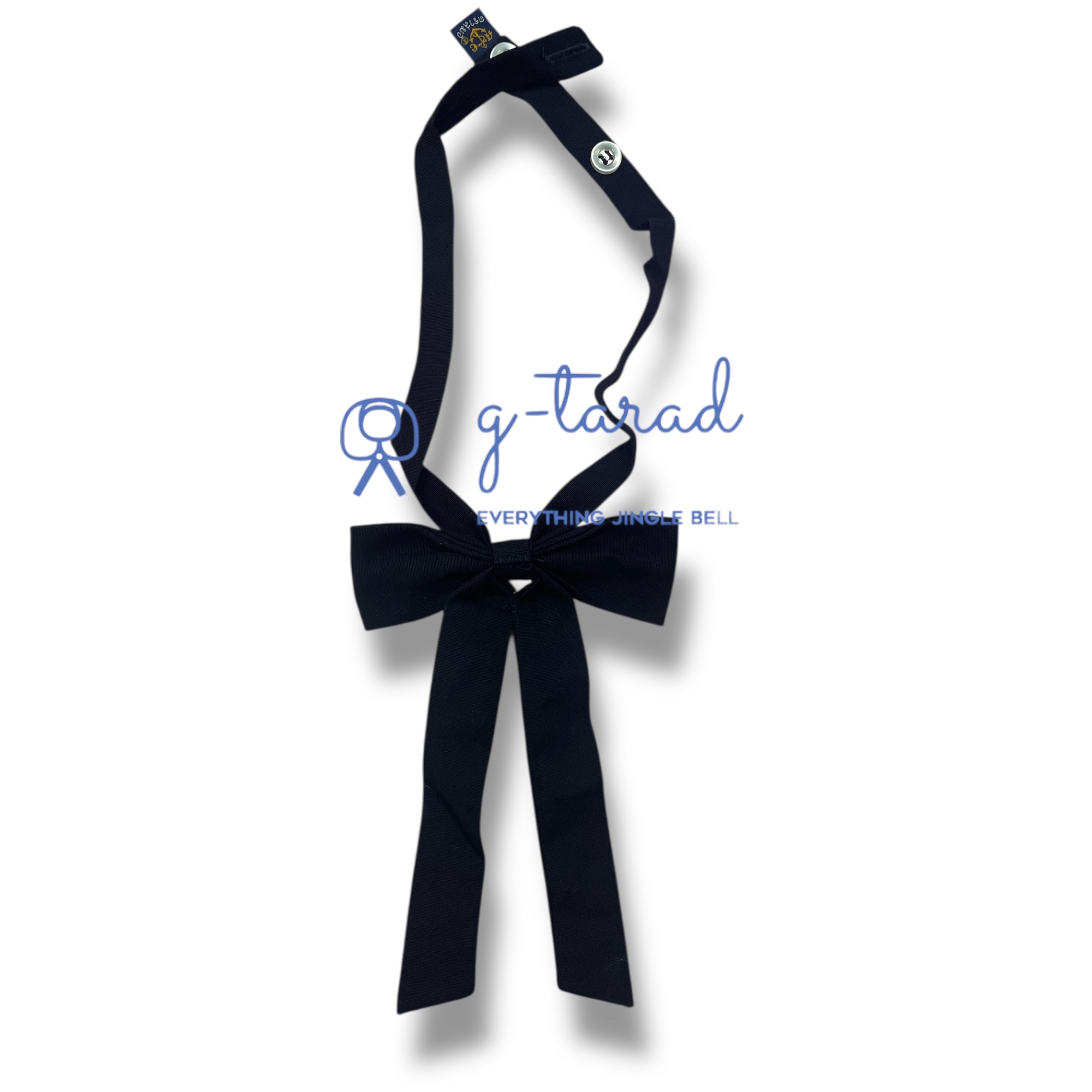 คอซอง โบว์ จุฬาภรณ์ ตราสมอ สีกรมเข้ม