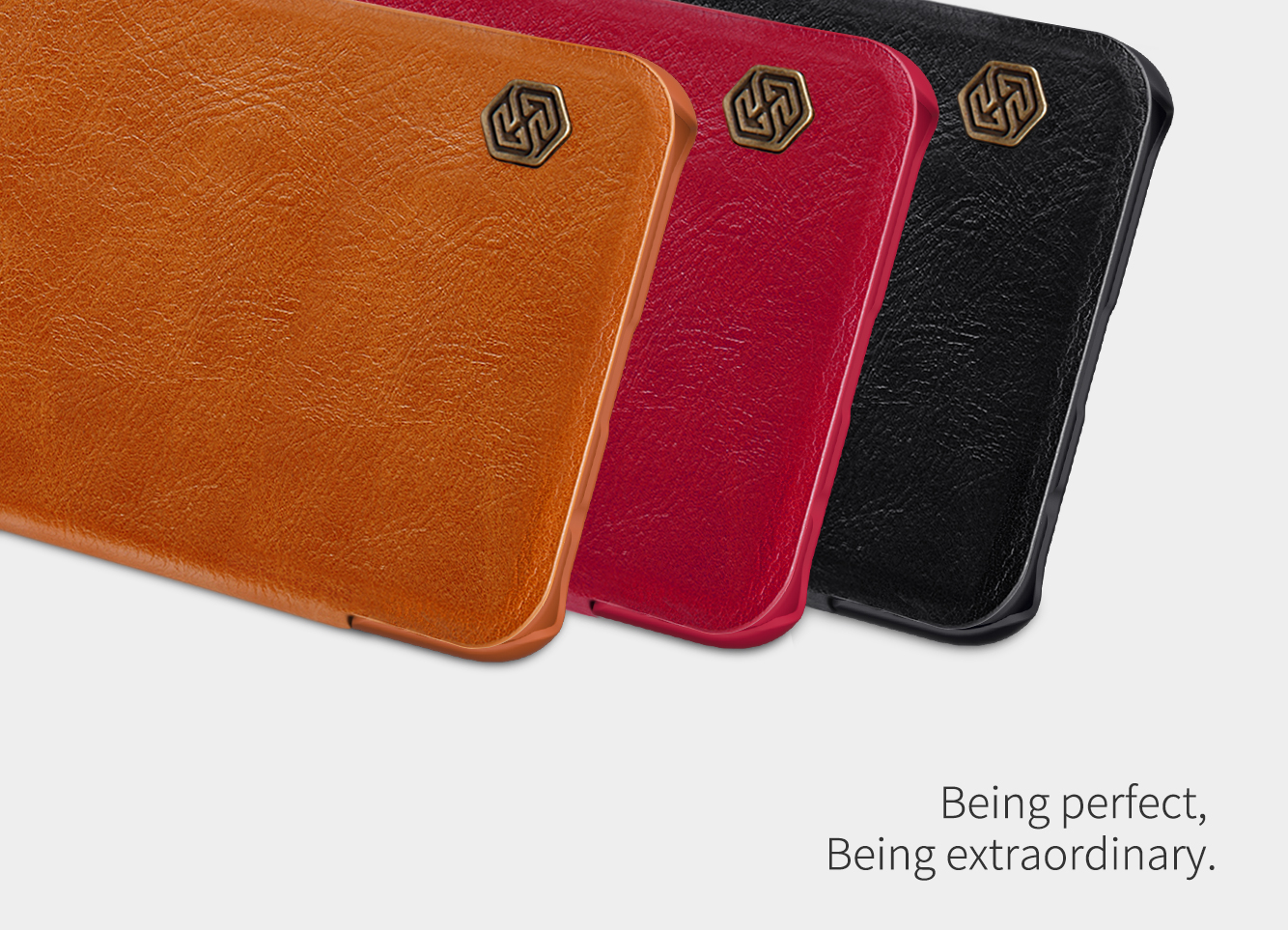 Case Huawei Nova 3 / Pre-Order * NILLKIN ฉินหนัง Folio Case เลือกหนังคุณภาพสูง *