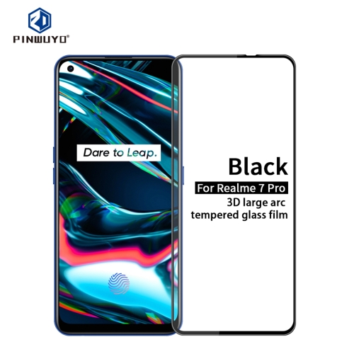 กระจกกันรอย Realme 7 Pro / Pre-Order * PINWUYO 9H 3D โค้งเต็มหน้าจอระเบิดฟิล์มกระจกนิรภัย *