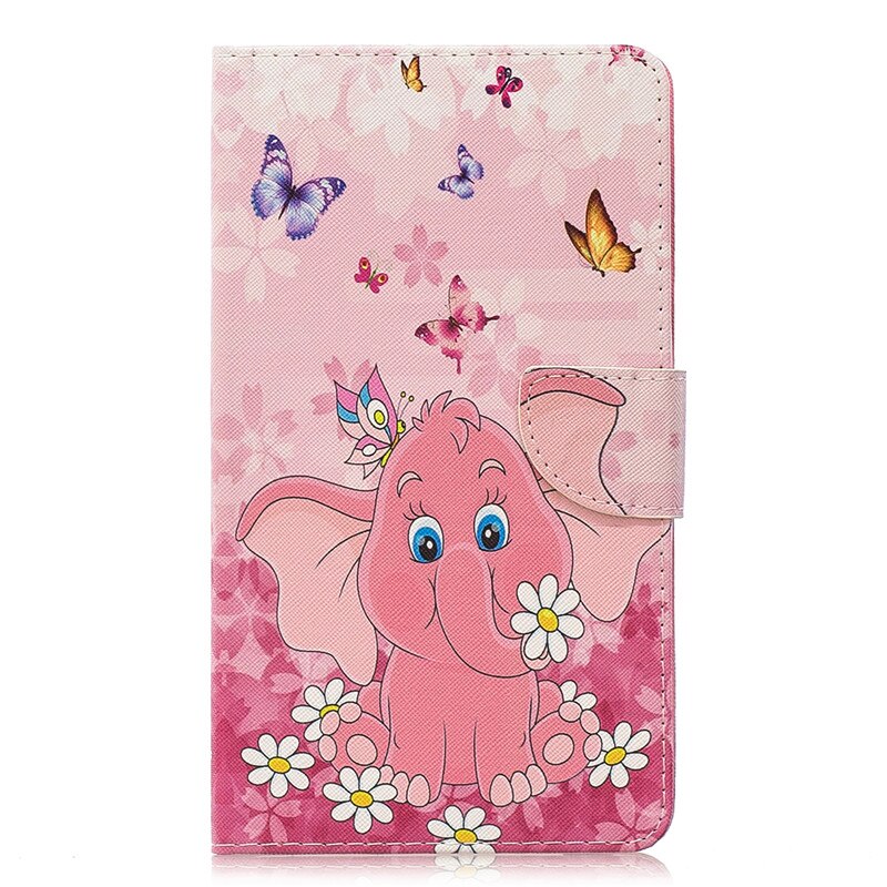 Case Huawei MediaPad T3 7' 3G / Pre-order * รูปแบบการพิมพ์ PU Case หนังพร้อมช่องเสียบการ์ดและเงินสด *