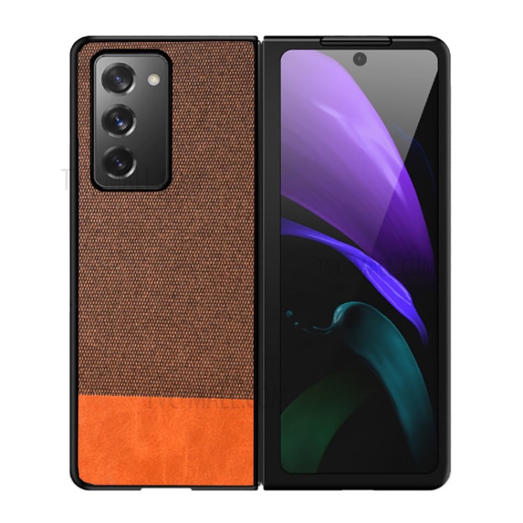 Case Galaxy Z Fold 2 5G / Pre-Order * เคสปกหุ้มโทรศัพท์ประกบผ้า พื้นผิวเคลือบผ้าป้องกันรอยนิ้วมือ *