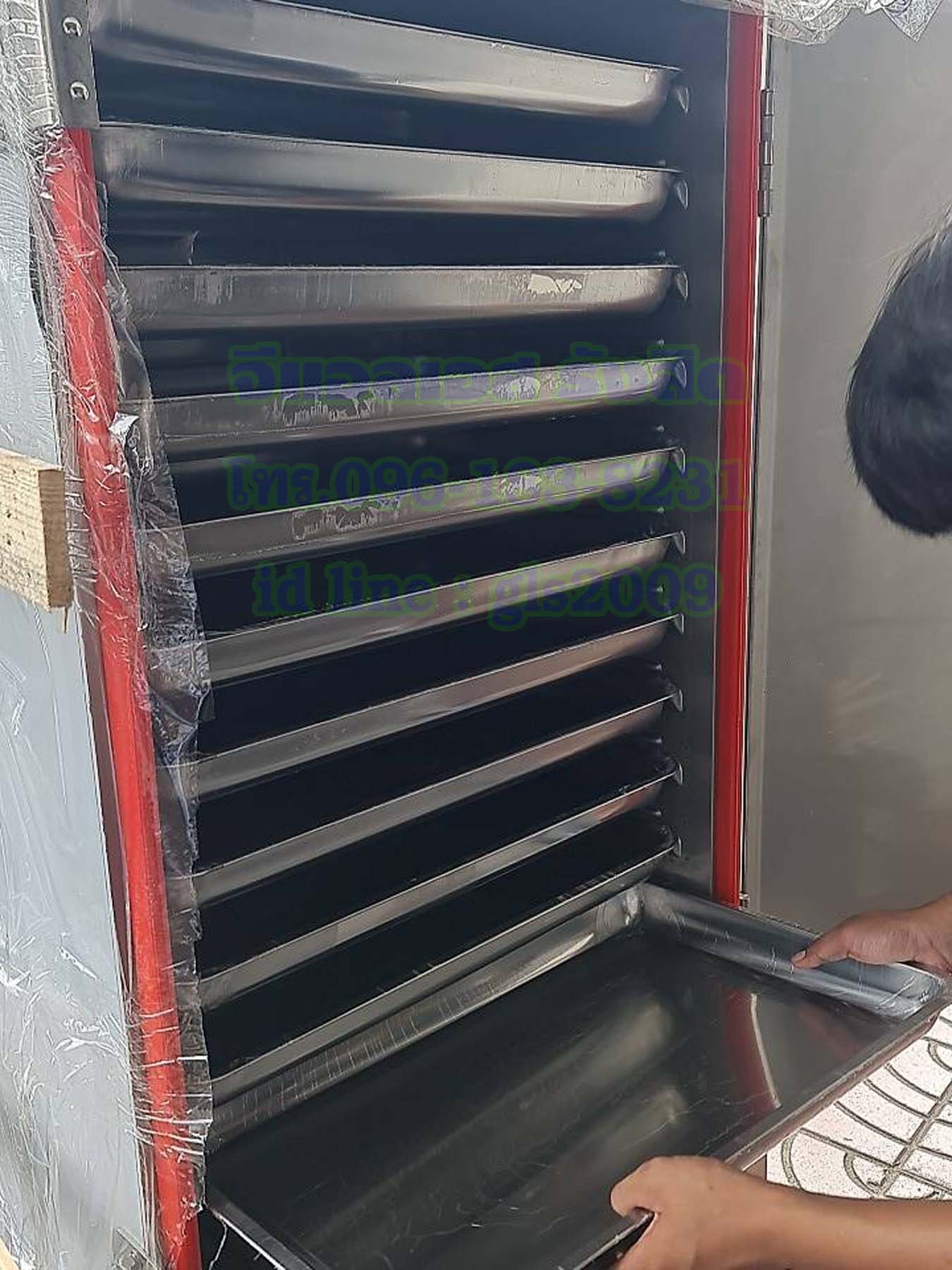 ตู้หุงข้าวไอน้ำ12ถาดใช้แก๊ส