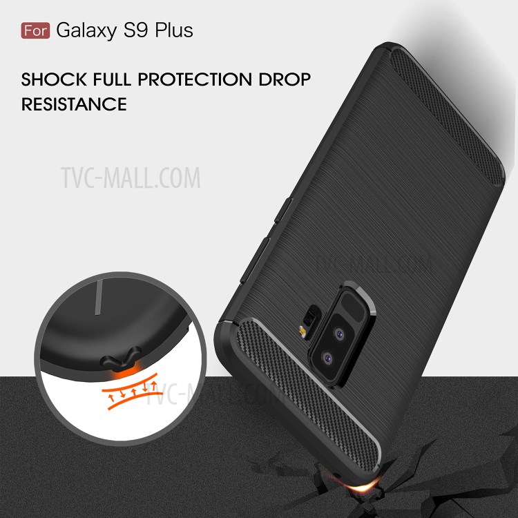 Case Samsung Galaxy S9 Plus # Pre-Order * เคส TPU เจลคาร์บอนไฟเบอร์ ทำจากวัสดุ TPU คุณภาพสูงปลอดสารพิษและทนทาน *