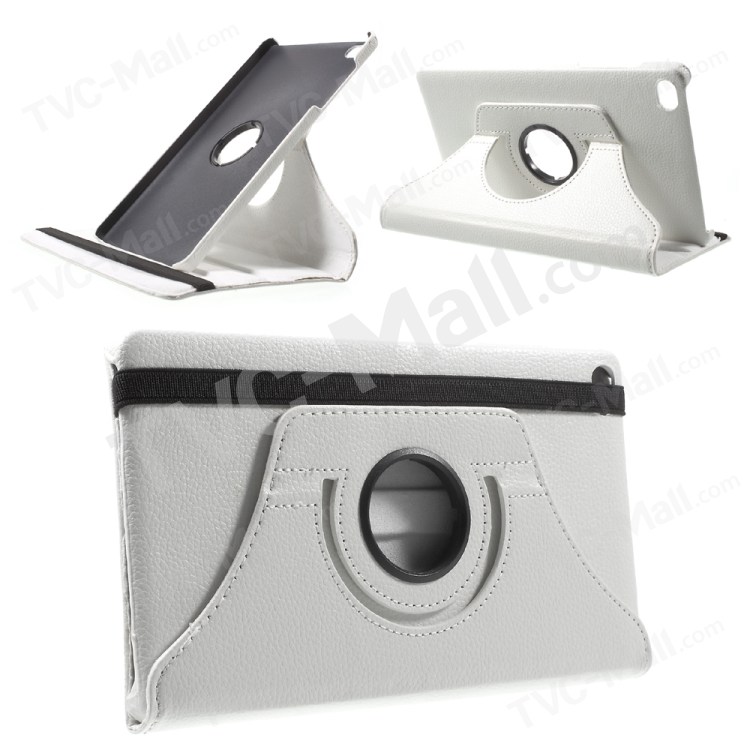 Case Huawei MediaPad M2 8.0 / Pre-order * เคสผิวลิ้นจี่ 360 องศาการหมุน *
