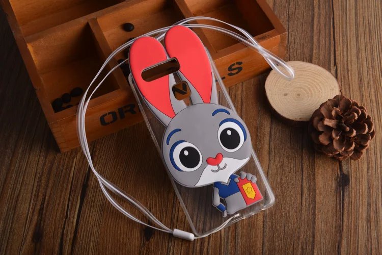 Case Huawei P9 / Pre-order * การ์ตูน3D จูดี้เคสกระต่ายซิลิโคน พร้อมสายคล้องคอ *