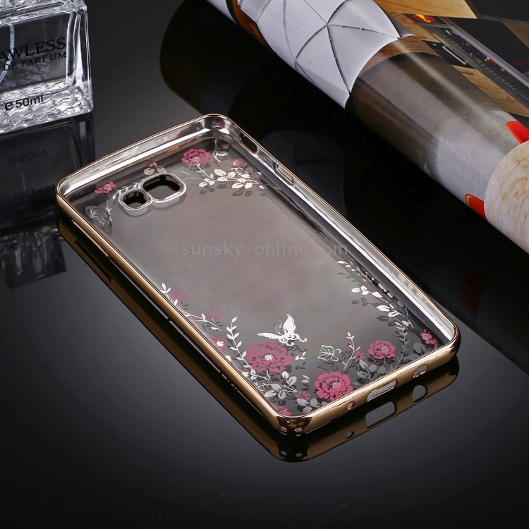 Case Samsung Galaxy A7 2017 / Pre-order * เคสดอกไม้แบบเพชรที่หุ้มฉนวนไฟฟ้า Soft TPU *