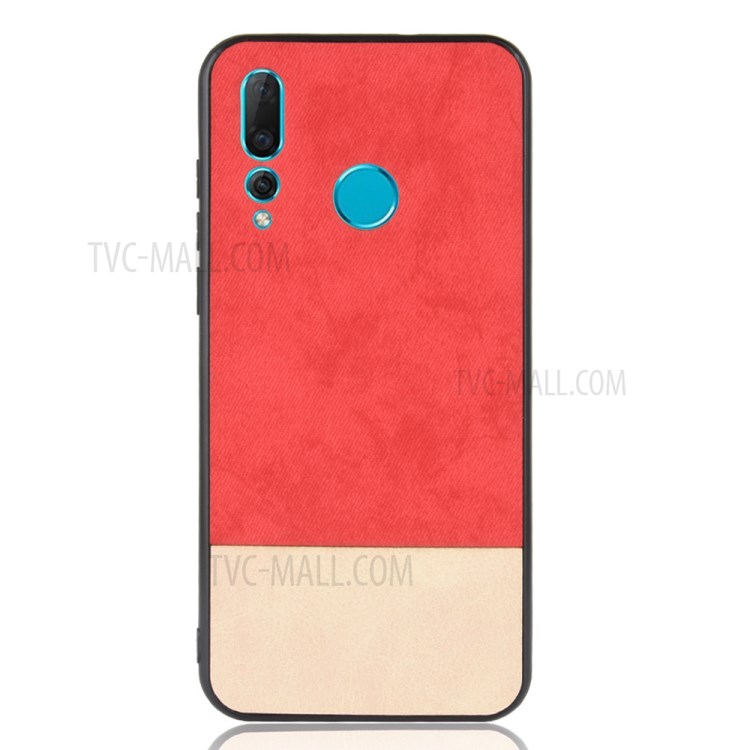 Case Huawei Nova 4 / Pre-Order * สองสี Splicing หนัง PU เคลือบ PC + TPU ไฮบริด *