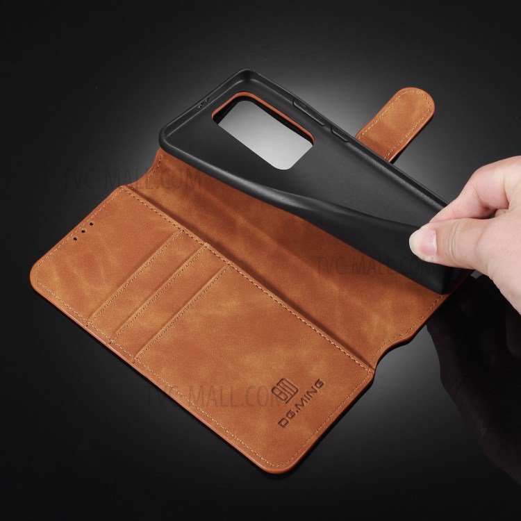Case Huawei P40 Pro / Pre-order * DG.MING กระเป๋าสตางค์หนังย้อนยุคสไตล์ *