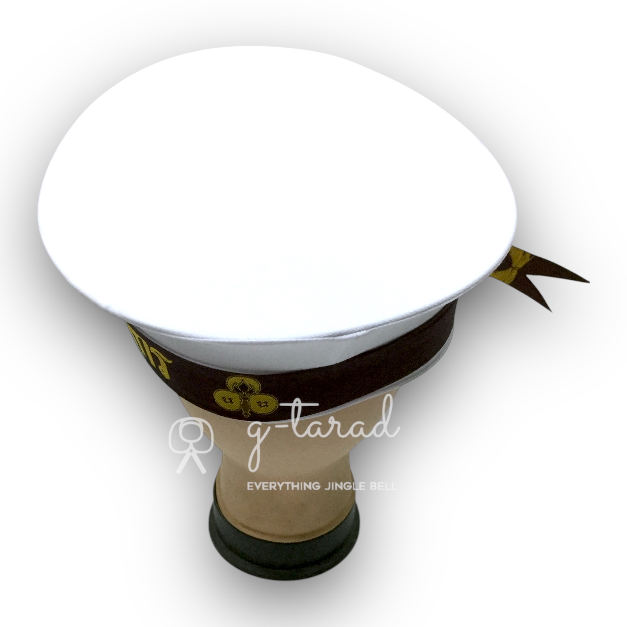 หมวกลูกเสือ/เนตรนารี เหล่าสมุทร สีขาว