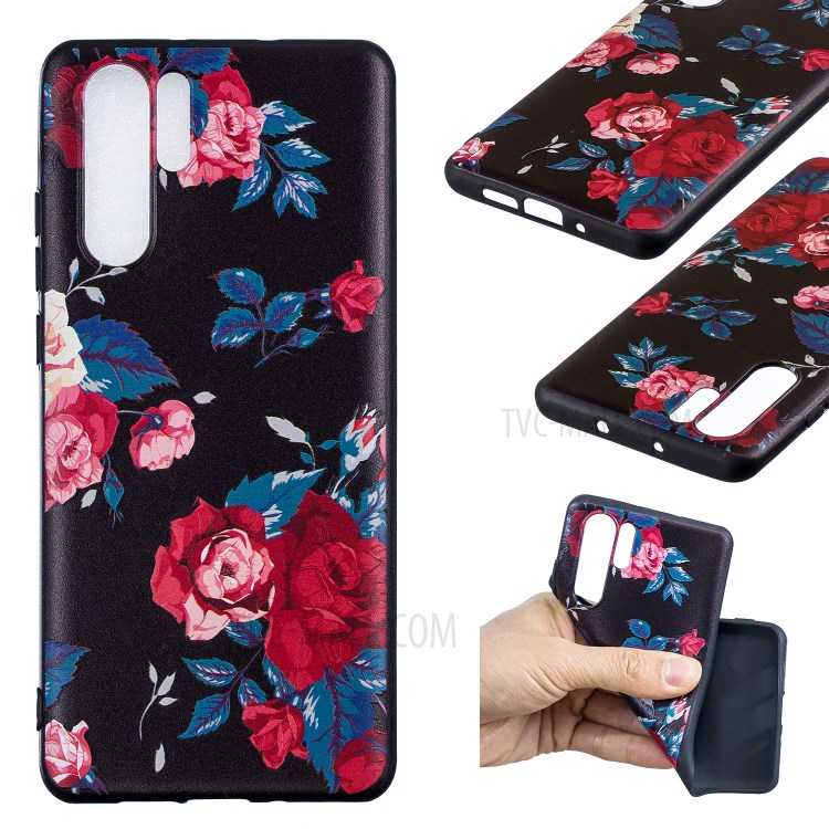Case Huawei P30 Pro # Pre-Order * เคส TPU Soft Cover ลายนูนฝีมือการนำเสนอรูปแบบที่สดใส *
