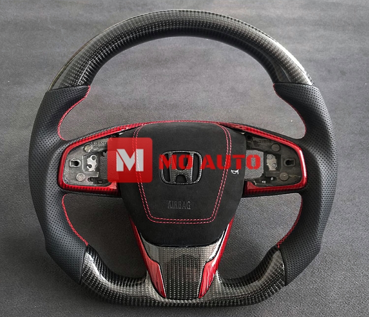 เพลทครอบพวงมะลัย คาร์บอน CIVIC FC/FK/MC 2019