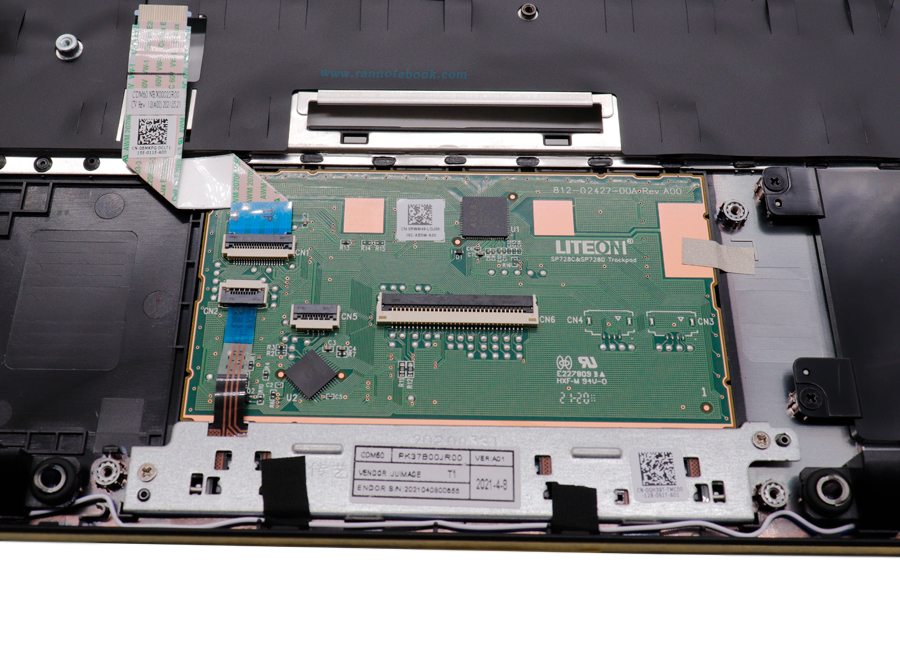 เคสโน๊ตบุ๊ค Dell Latitude 5290 แท้ ราคาไม่แพง บอดี้โน๊ตบุ๊คและทัชแพดติดกันของ Dell Latitude 5290 ตรงรุ่น รับประกันศูนย์ Dell Thailand