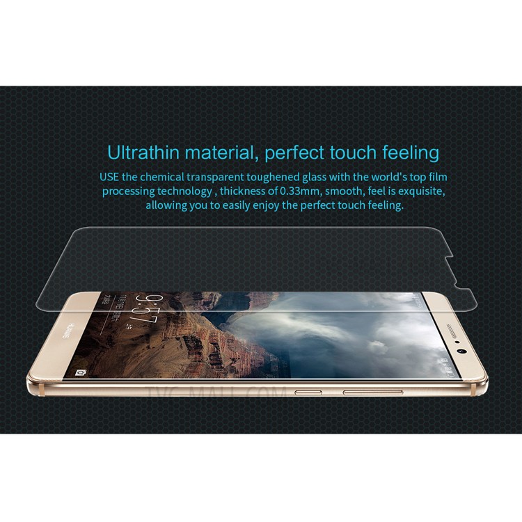 กระจกนิรภัย Huawei Mate 9 / Pre-order * NILLKIN Amazing H นำเข้าวัสดุกระจกอาซาฮี ความแข็ง 9H แต่เพียง 0.33mm หนา *