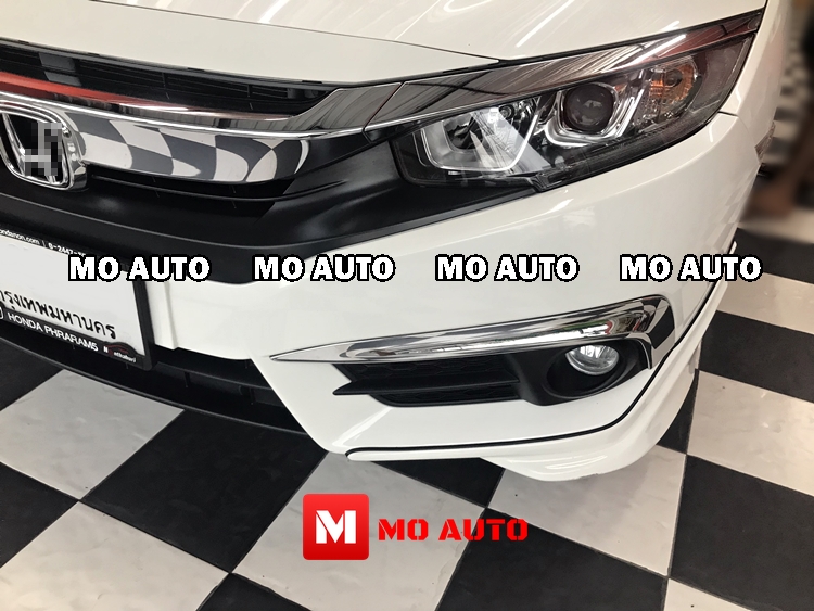 คิ้วไฟตัดหมอกเต็มโครเมียม CIVIC FC 2016-2018