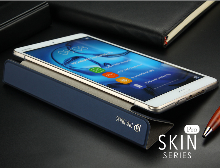 Case Huawei MediaPad M3 / Pre-order * DUX DUCIS หนัง PU คุณภาพสูงนุ่ม รูปแบบธุรกิจที่เรียบง่ายและทันสมัย *