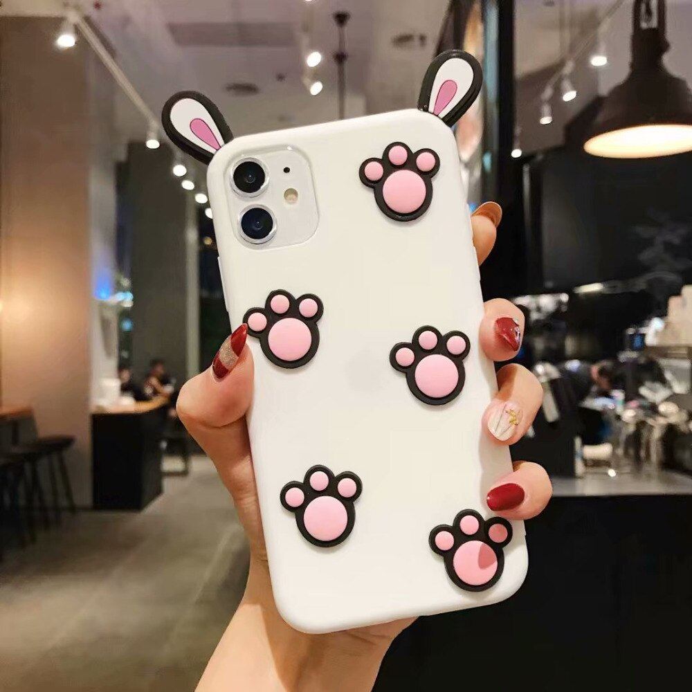 Case Huawei Mate 9 / Pre-order * 3D นุ่ม รูปเท้าแมวน่ารัก ซิลิโคนอ่อนนุ่ม TPU *
