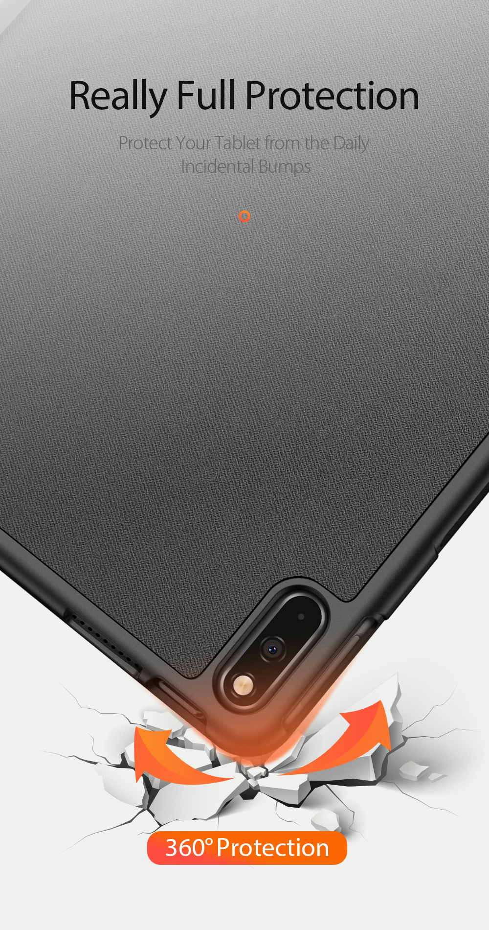 Case HUAWEI MatePad 11 # Pre- Order * DUX DUCIS Domo รองรับฟังก์ชั่นปลุก/นอนหลับอัตโนมัติ Soft TPU กันกระแทกพร้อมที่ใส่ปากกา * *