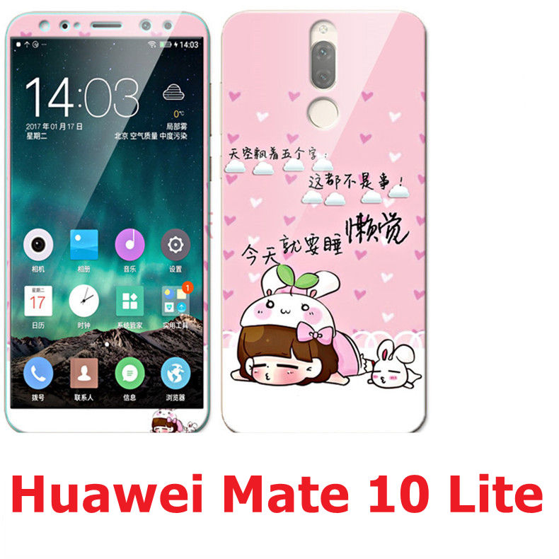 Case Huawei nova 2i / Pre-order * เคส TPU ลายการ์ตูนน่ารักๆ + กระจกนิรภัย *