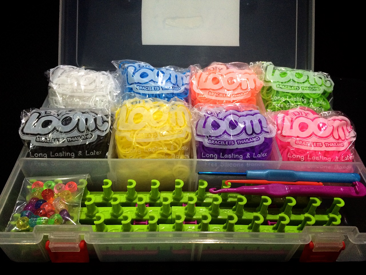 <p> ชุด<u>ยางถัก</u> <u>ข้อมือ</u><u>loom band</u> แบบ 100% ซิลิโคน ทำ<u>กำไลยาง</u> <u>ซิลิโคน</u> ทนทาน โดนน้ำ โดนเหงื่อได้ ไม่เปื่อย ไม่ยุ่ยแน่นอนค่า</p> <p> <span style=