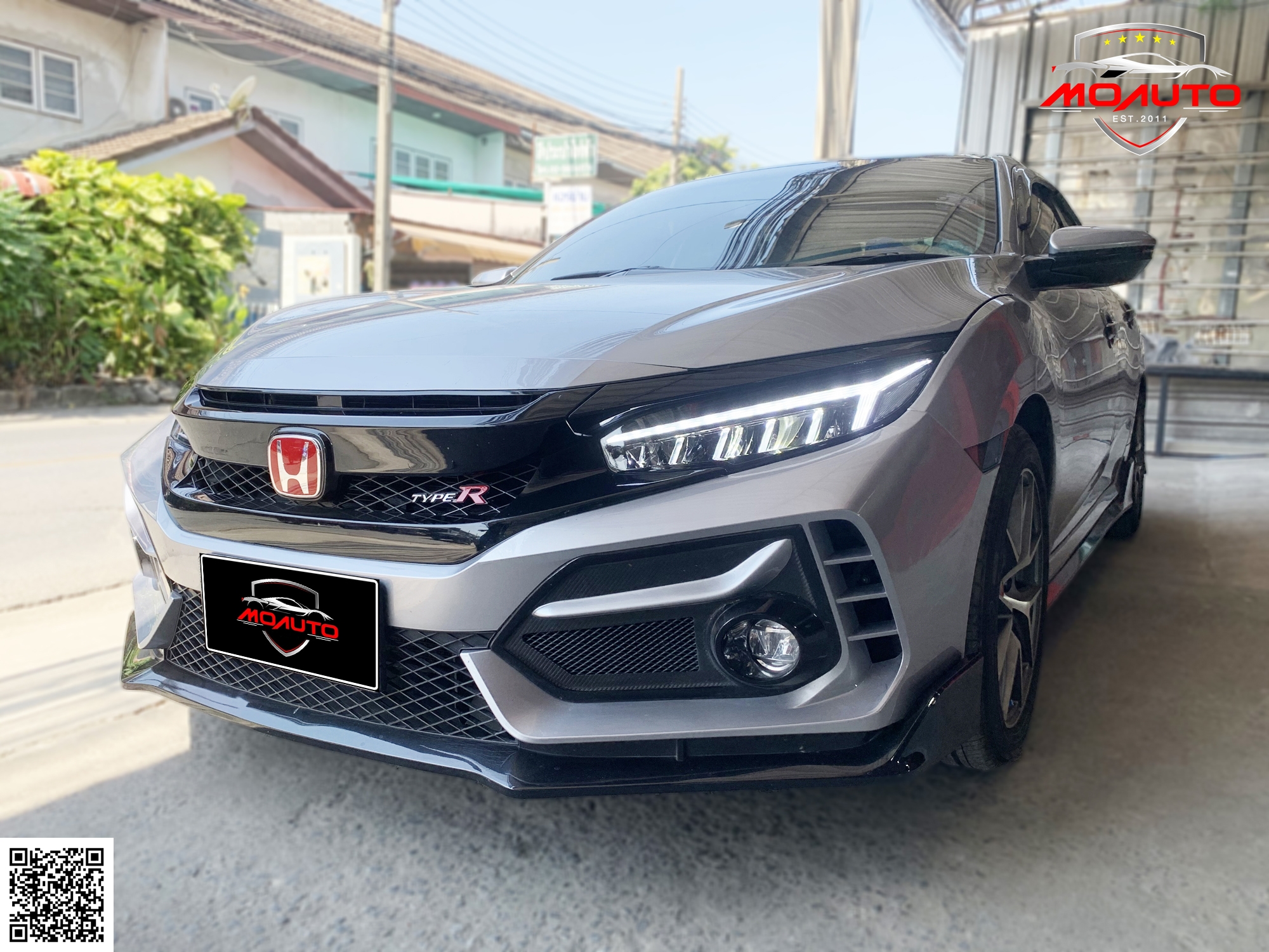 โคมไฟหน้า LED ทรง Audi Style CIVIC FC / FK 2016-2021