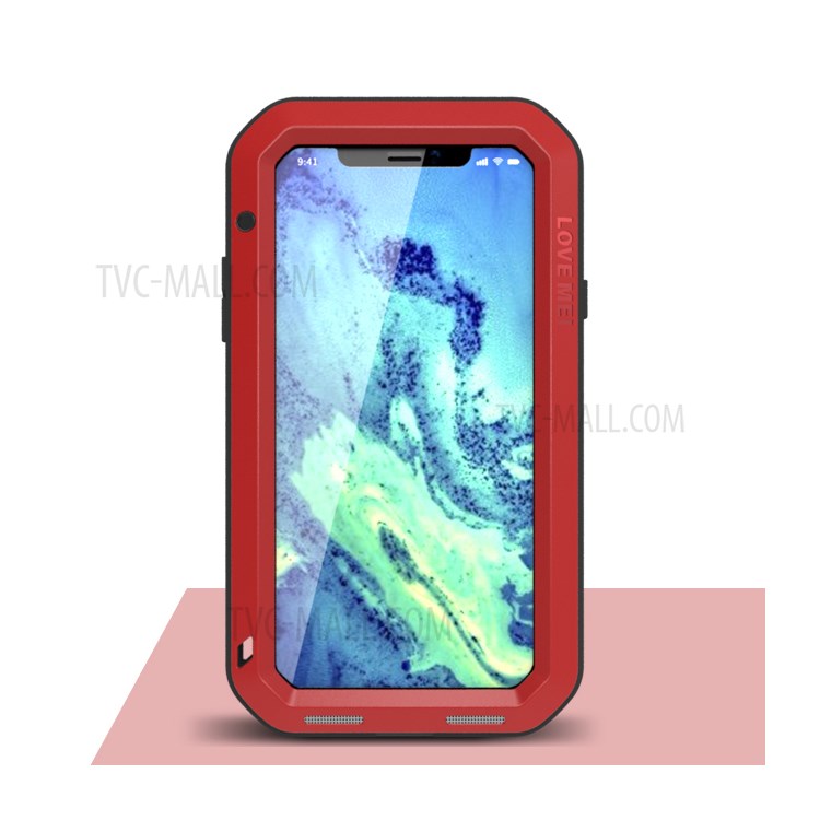 Case iPhone X, iPhone XS # Pre-Order * LOVE MEI วัสดุ: โลหะ + TPU + กระจกนิรภัยหุ้มเกราะ *