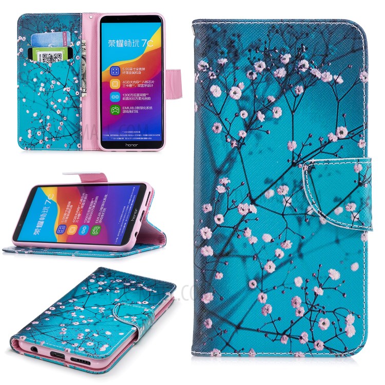 Case Huawei Y7 Pro 2018 / Pre-order * เคสกระเป๋าสตางค์พิมพ์ลาย *