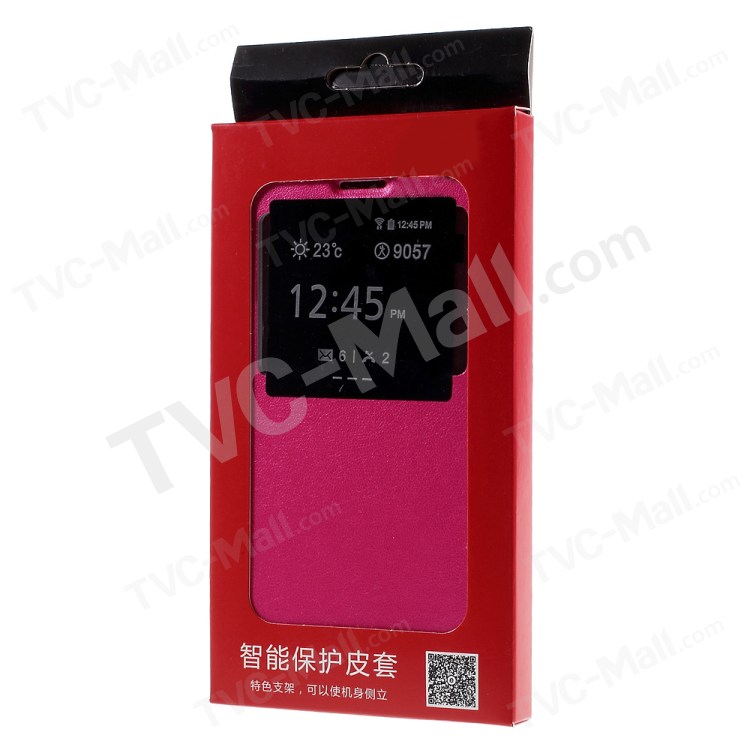 Case Huawei GR 5 / Pre-order * เคส 1ช่องหน้าต่าง หนังPC *