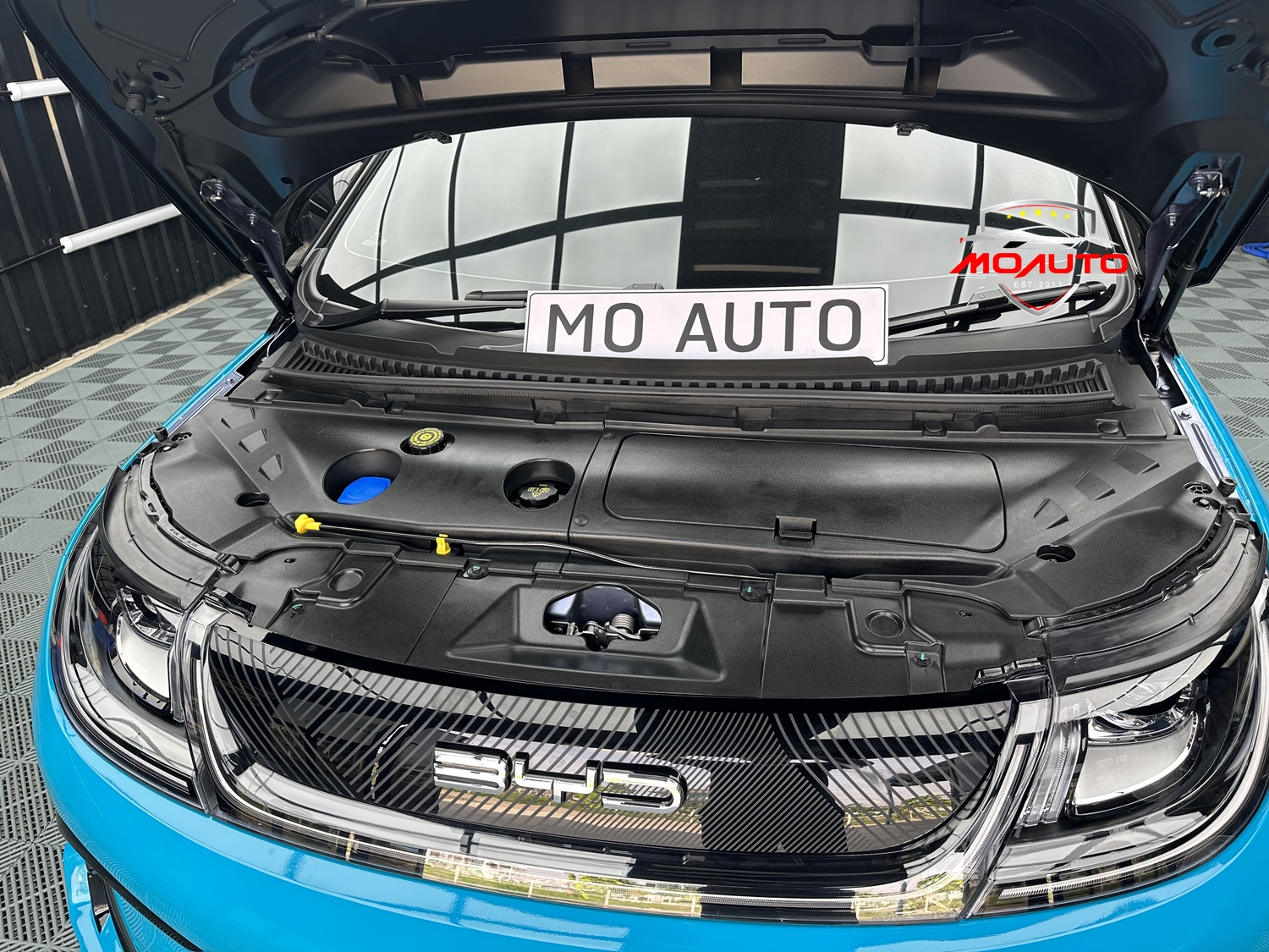 แผ่นปิดใต้ฝากระโปรงหน้าพร้อมช่องเก็บของ BYD DOLPHIN