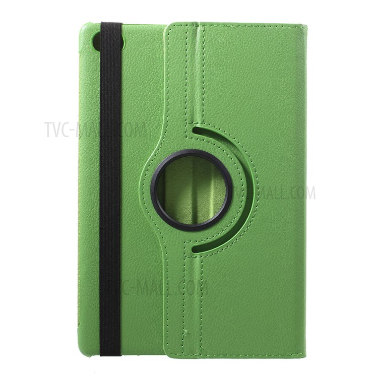 Case Huawei MediaPad M5 Lite 10' / Pre-order * เคสหนังหมุน 360 องศาแบบหมุนผิวลิ้นจี่ *