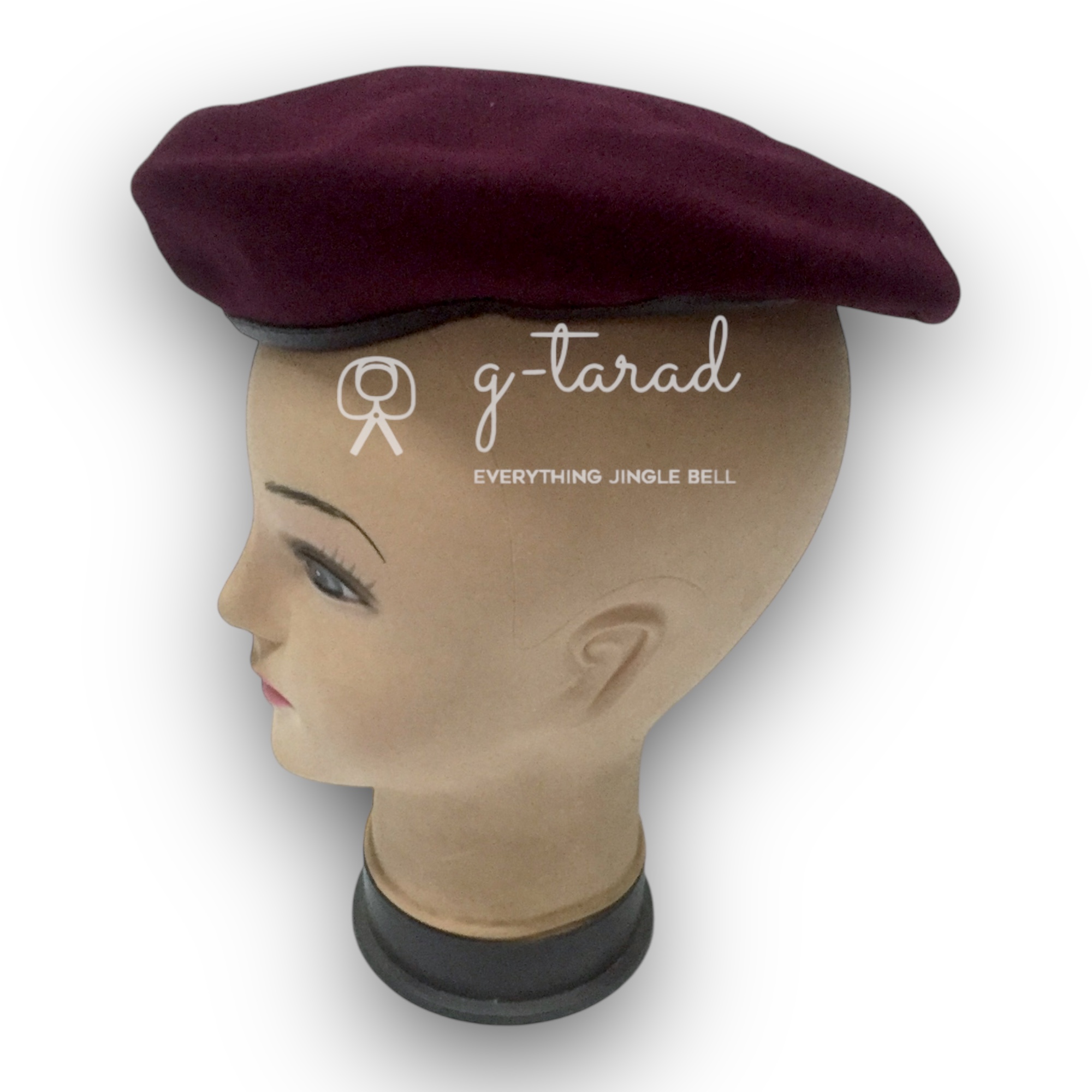 หมวกไบเล่ย์/เบเร่ต์ ลูกเสือสามัญรุ่นใหญ่ ชั้นมัธยม 1-3 สีเลือดหมู